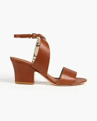 Ferragamo Sheena leather sandals - Brown Brown