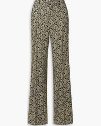 Etro Paisley-jacquard bootcut pants - Black Black