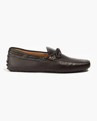 TOD'S Gommino leather driving shoes - Brown Brown