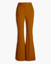 Proenza Schouler Stretch-crepe flared pants - Yellow Yellow