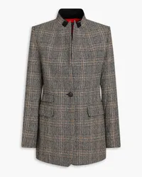 Rag & Bone Prince of Wales checked wool-blend jacket - Black Black