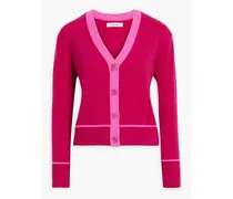 Merino wool and cashmere-blend cardigan - Pink
