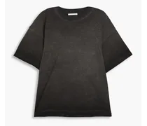 Pheonix faded cotton-jersey T-shirt - Gray