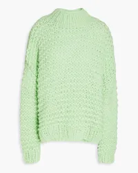 Stella Nova Kira oversized alpaca sweater - Green Green