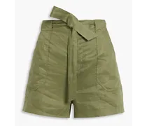 Taimee linen shorts - Green