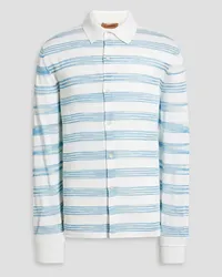 Missoni Striped cotton-blend shirt - White White