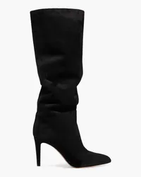 Gianvito Rossi 85 suede knee boots - Black Black