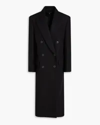 Nili Lotan Edmont double-breasted wool-blend felt coat - Black Black