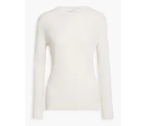 Eliase ribbed wool sweater - White