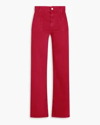 Frame Denim High-rise wide-leg jeans - Red Red