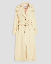 ROTATE Birger Christensen Canvas trench coat - White White