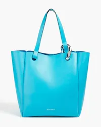 J.W.Anderson Chain-embellished leather tote - Blue Blue