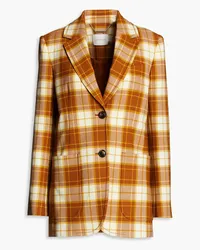 Zimmermann Checked woven blazer - Brown Brown