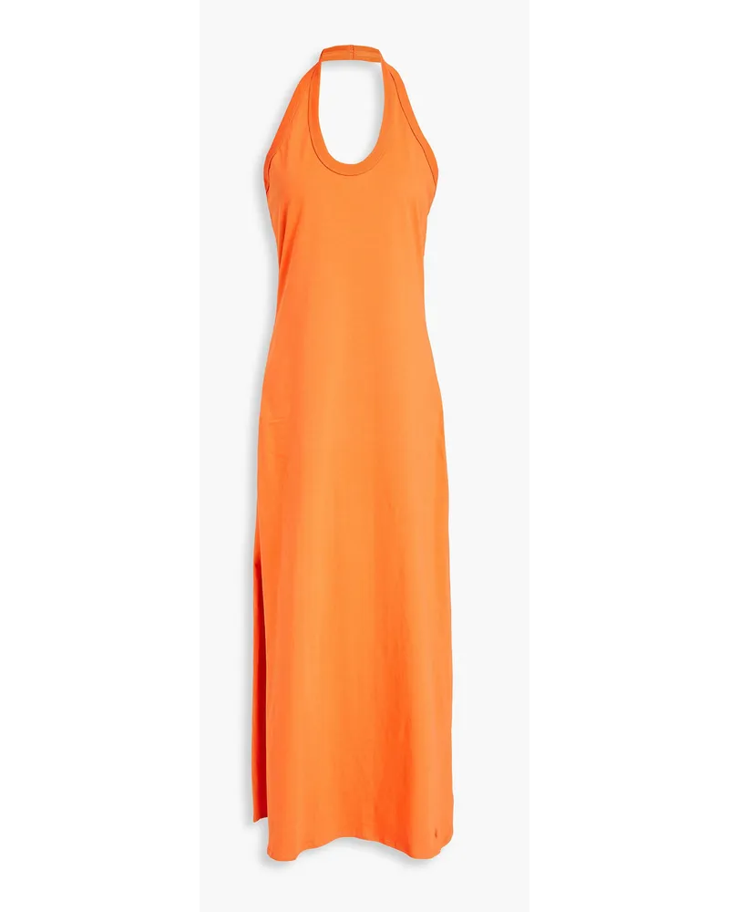 Loulou Studio Neami Pima cotton-jersey midi dress - Orange Orange