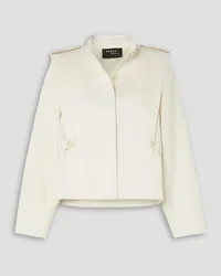 Akris Gregory cotton and linen-blend twill jacket - White White