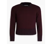 Knitted sweater - Burgundy