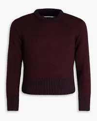 Maison Margiela Knitted sweater - Burgundy Burgundy