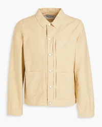 Officine Generale Pleated cotton-twill jacket - Neutral Neutral