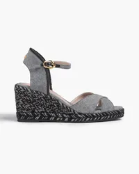 Stuart Weitzman Mirela denim espadrilles - Gray Gray