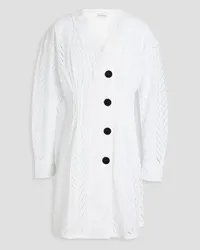 By Malene Birger Broderie anglaise cotton mini dress - White White