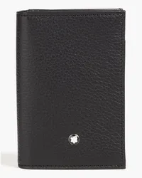 Montblanc Pebbled-leather cardholder - Black Black