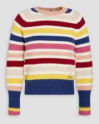 Zimmermann Striped intarsia merino wool and cotton-blend sweater - Multicolor Multicolor