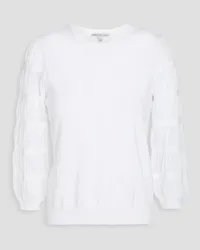 Autumn Cashmere Gathered cotton top - White White