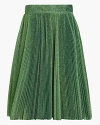 Dolce & Gabbana Pleated metallic tulle skirt - Green Green