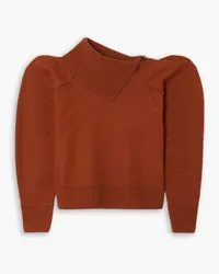 Ulla Johnson Riley asymmetric wool sweater - Red Red