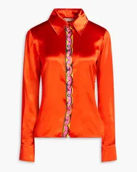 Emilio Pucci Printed satin shirt - Red Red