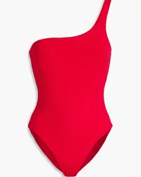 Melissa Odabash Palermo one-shoulder ribbed swimsuit - Red Red