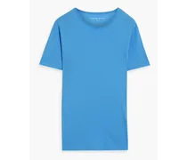 Riley cotton-jersey T-shirt - Blue