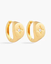 Zimmermann Gold-tone crystal single earring - Metallic Metallic