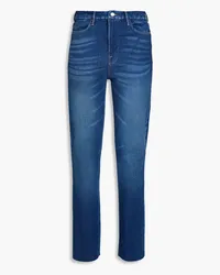 Frame Denim Le Super High high-rise straight-leg jeans - Blue Blue