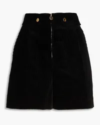 Sandro Cotton-corduroy shorts - Black Black