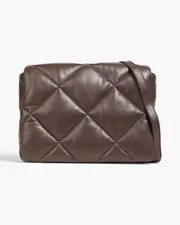 STAND Brynnie quilted leather shoulder bag - Brown Brown