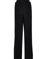 Valentino Garavani Wool wide-leg pants - Black Black