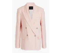 Jaden double-breasted cady blazer - Pink