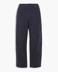 Rag & Bone Leyton cropped cotton tapered pants - Blue Blue