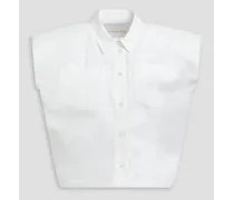 Marika cotton-poplin shirt - White