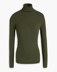 FUSALP Ancelle ribbed-knit turtleneck sweater - Green Green