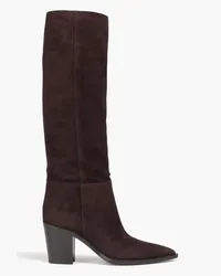 Gianvito Rossi Suede knee boots - Brown Brown