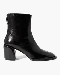 3.1 phillip lim Naomi glossed-leather ankle boots - Black Black