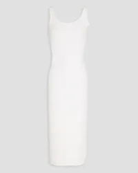 Enza Costa Ribbed jersey midi dress - White White