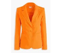 Alice Olivia - Macy cotton-blend twill blazer - Orange