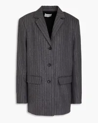 Loulou Studio Senja pinstriped wool-blend blazer - Gray Gray