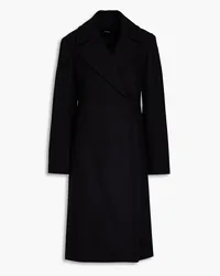 Theory Double-breasted wool coat - Black Black