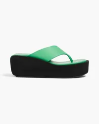 Frame Denim Le Ocean leather sandals - Green Green