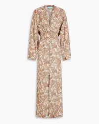 Melissa Odabash Desire paisley-print voile maxi dress - Neutral Neutral