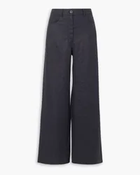 Cefinn Hayden canvas wide-leg pants - Blue Blue